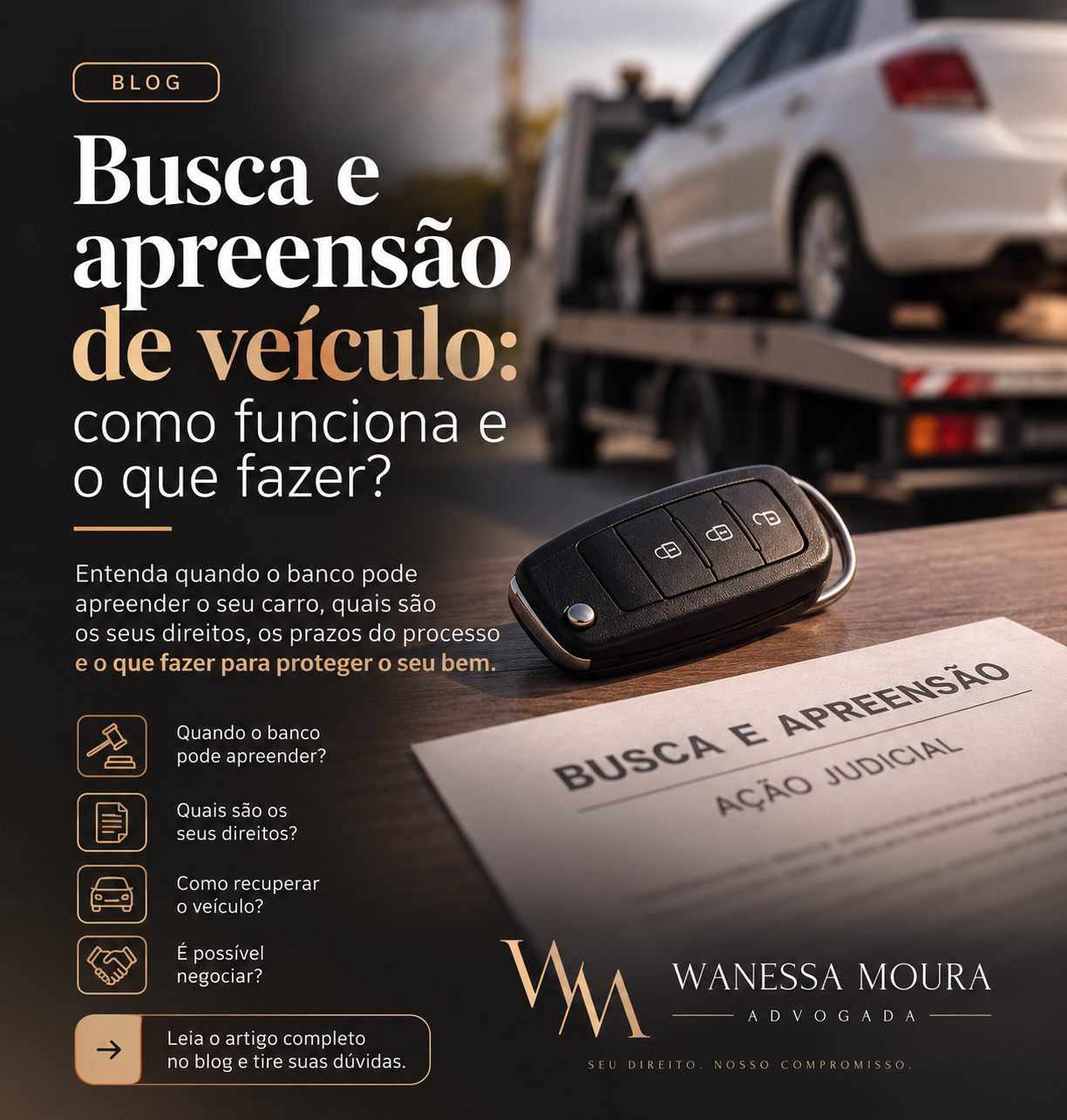 Busca e apreensão de veículo: como funciona e o que fazer?